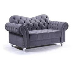 Set di divani in velluto a 2 posti Torino: comfort lussuoso ed eleganza moderna - Italia.