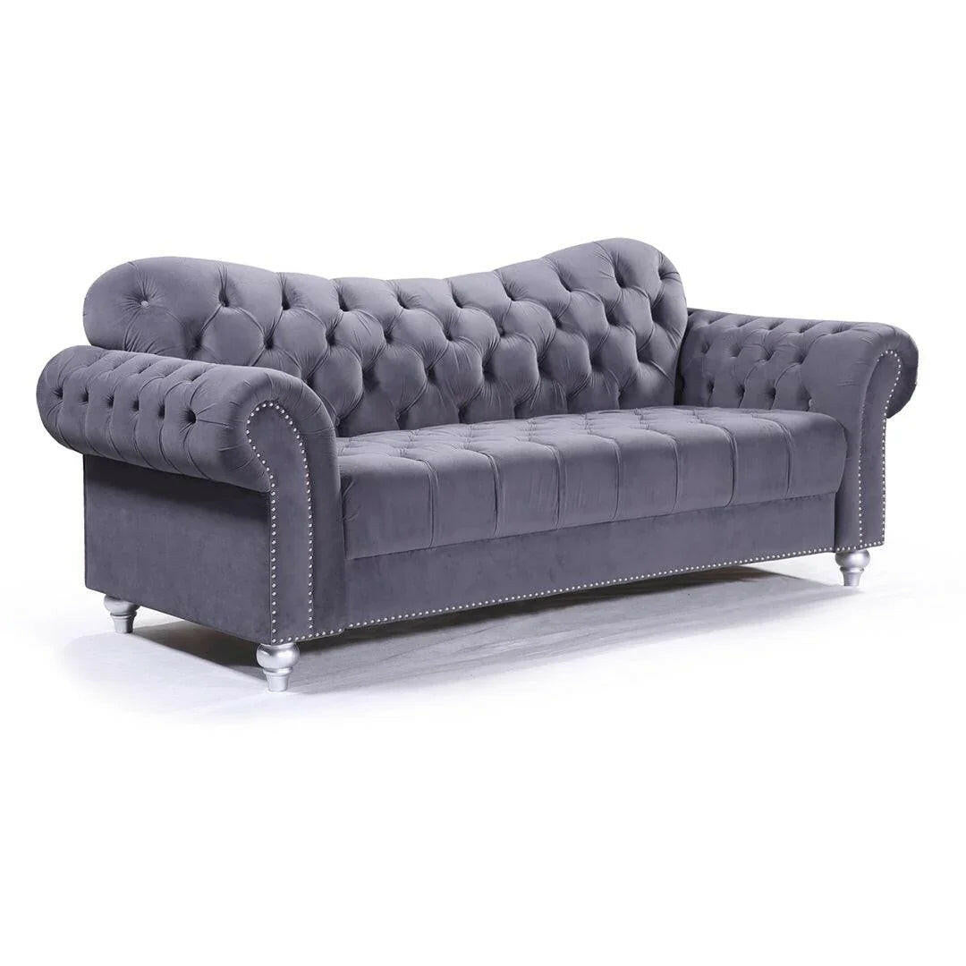 Set di divani in velluto a 3 posti Torino: comfort lussuoso ed eleganza moderna - Italia.