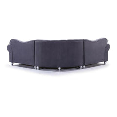 Divano angolare Chesterfield marrone invecchiato - TOLEDO -
Federici Sofà