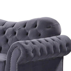 Set di divani in velluto a 3 posti Torino: comfort lussuoso ed eleganza moderna - Italia.