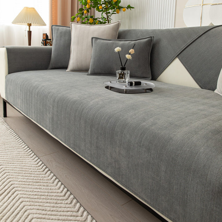 Now Simple Generation Thickened Sofa Cushion Cover Cloth Towel.