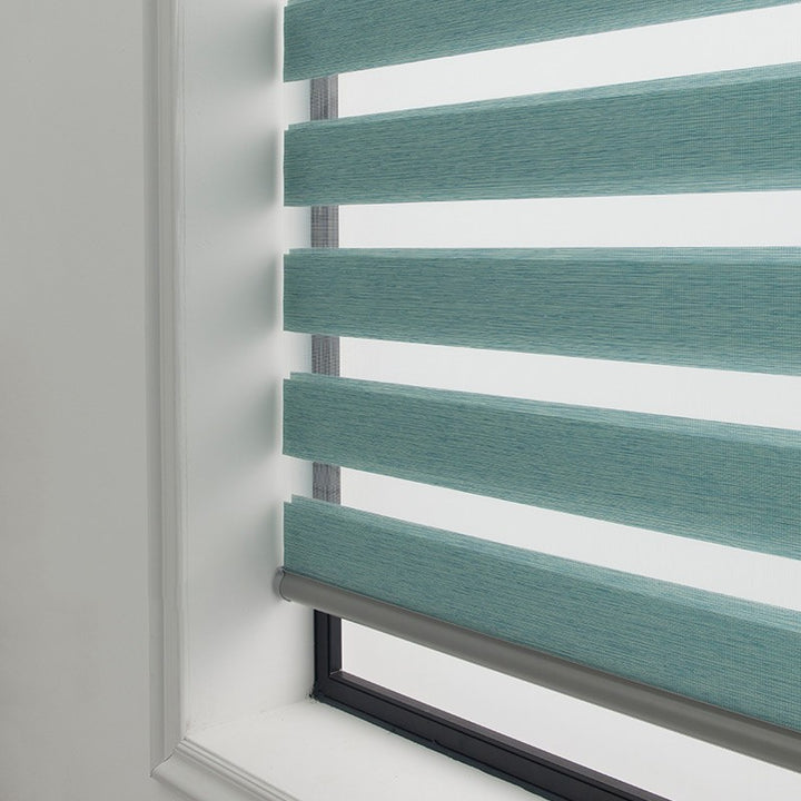 Soft Gauze Curtain Semi-Shading Rolling Curtain Roll-Up Curtain Electric Zebra Curtain.