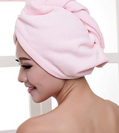 Cuffia per asciugacapelli da donna, asciugamano assorbente per capelli asciutti