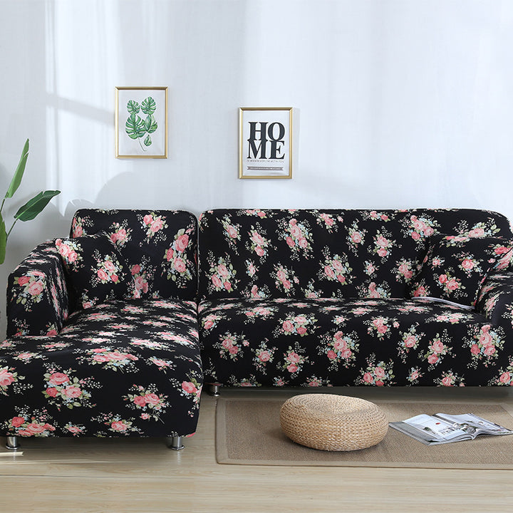 Home Fashion Stretch Print Modular Sofa Cover.