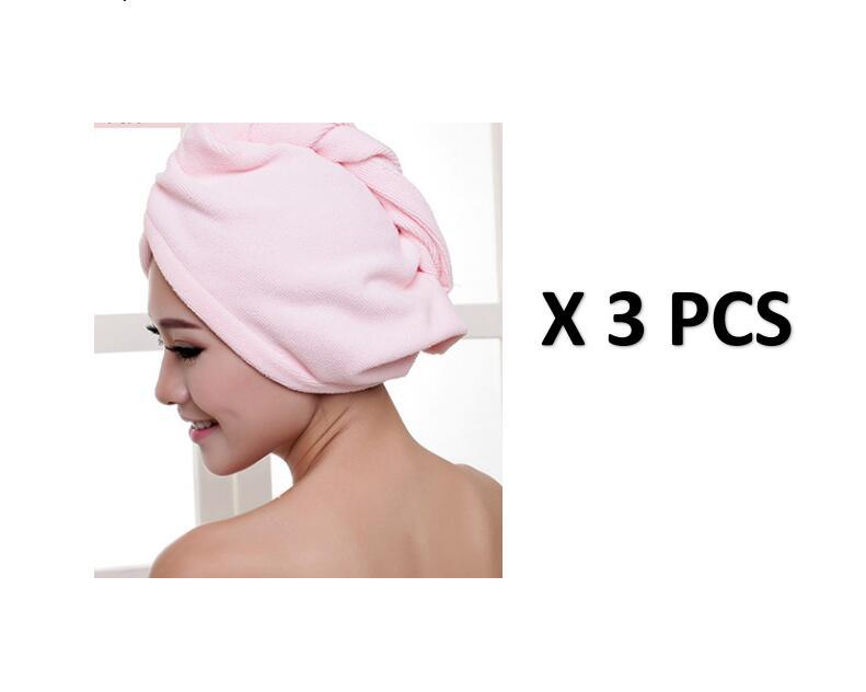 Cuffia per asciugacapelli da donna, asciugamano assorbente per capelli asciutti