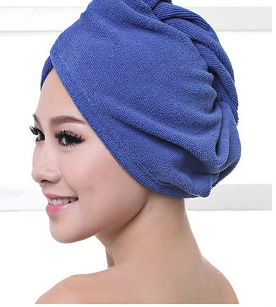 Cuffia per asciugacapelli da donna, asciugamano assorbente per capelli asciutti