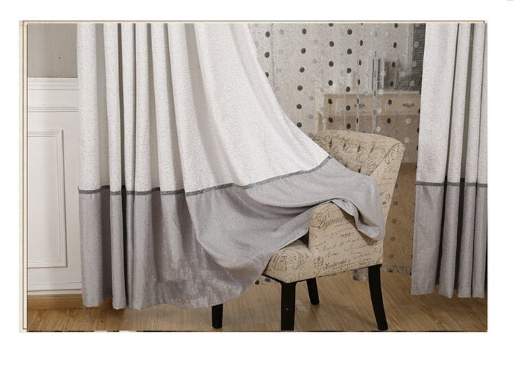 Simple blackout curtains.