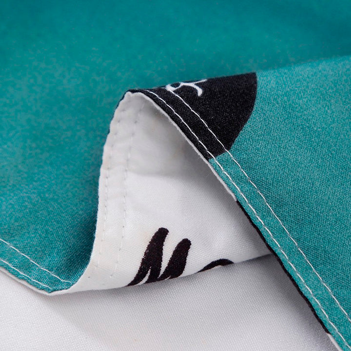 Three-piece Cotton Sheet Duvet Cover.