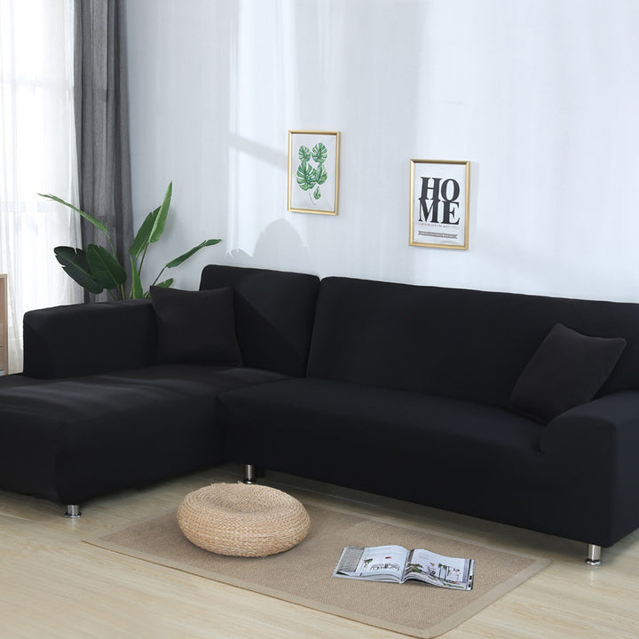 Solid Color Sofa Cover Elastic Tightly Packed Full Cover.