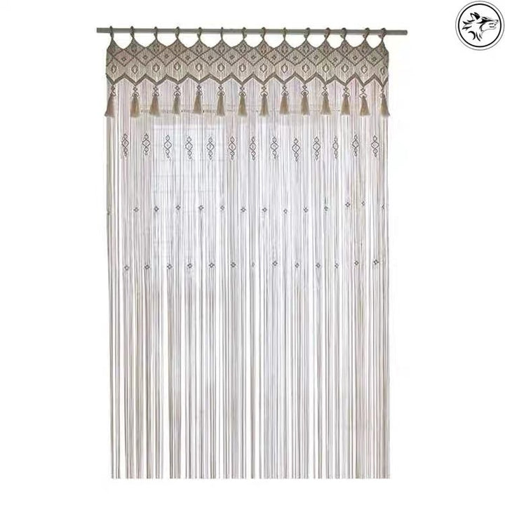 Bohemian Hand-Woven Tapestry Curtain Partition Bohemian Wedding Background Hanging Curtain Curtain Decoration.