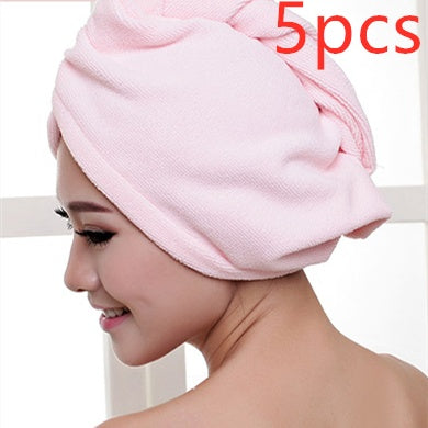 Cuffia per asciugacapelli da donna, asciugamano assorbente per capelli asciutti