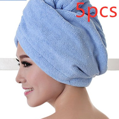Cuffia per asciugacapelli da donna, asciugamano assorbente per capelli asciutti