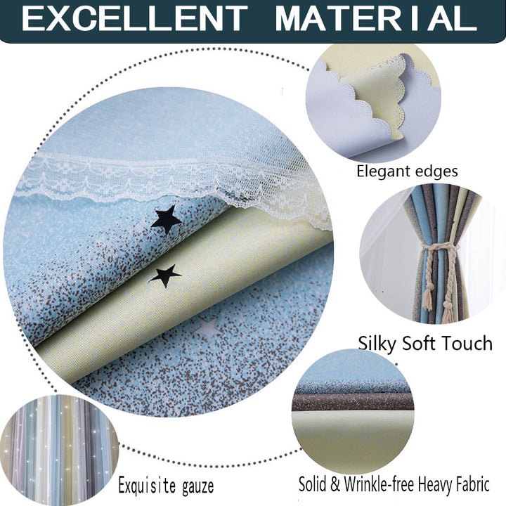 Easy Installation Curtains For Bedroom.