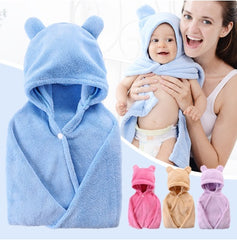 Asciugamano da bagno con cappuccio in cotone per la cura del bambino