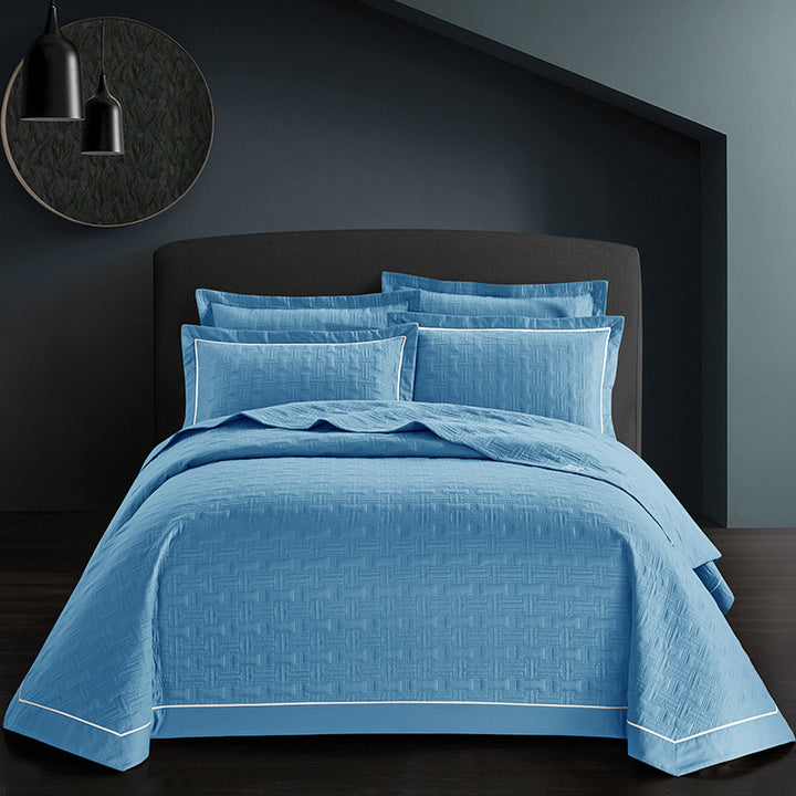 Twill cotton bed sheet.