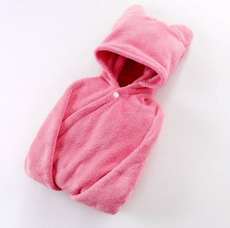 Asciugamano da bagno con cappuccio in cotone per la cura del bambino