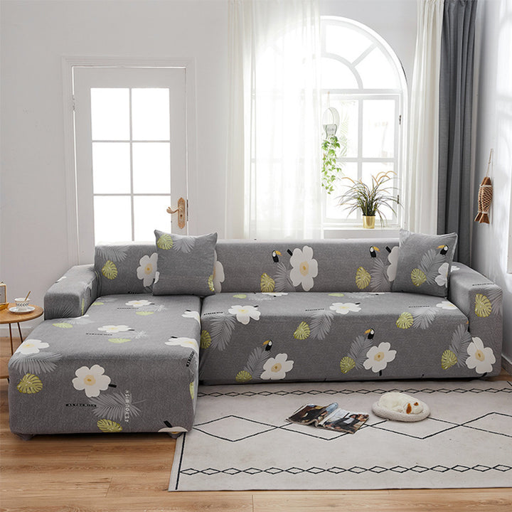 Home Fashion Stretch Print Modular Sofa Cover.