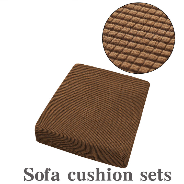 Waterproof Corduroy Sofa Cover Anti-Slip Elastic Cushion Covers Living Room Washable Recliner Furniture Protector.