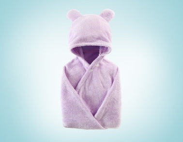 Asciugamano da bagno con cappuccio in cotone per la cura del bambino