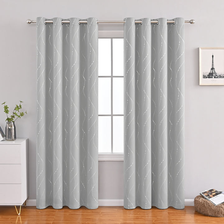 Modern Minimalist Furnishings Decorative Blackout Curtains.