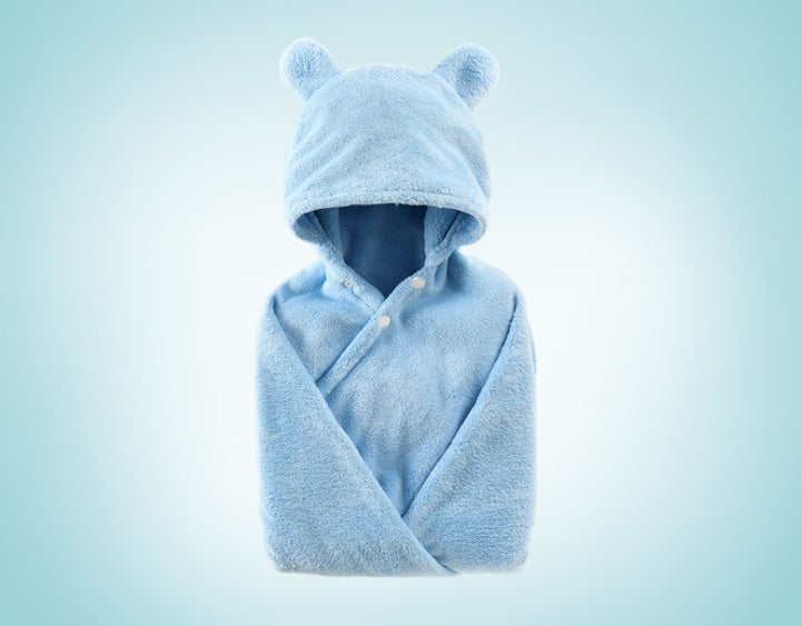 Asciugamano da bagno con cappuccio in cotone per la cura del bambino
