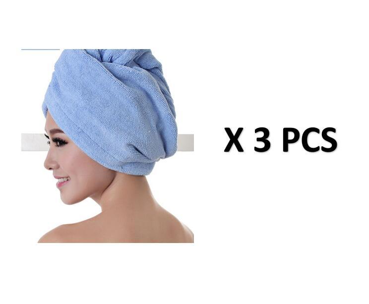 Cuffia per asciugacapelli da donna, asciugamano assorbente per capelli asciutti