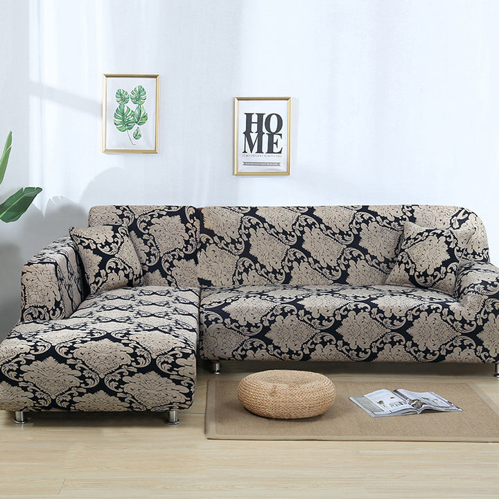 Home Fashion Stretch Print Modular Sofa Cover.