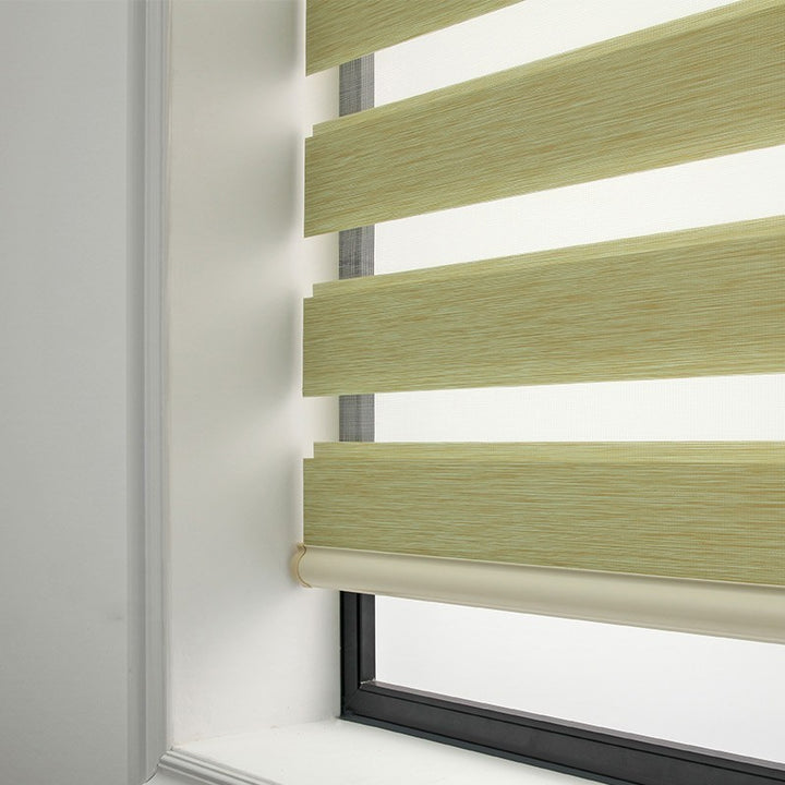 Soft Gauze Curtain Semi-Shading Rolling Curtain Roll-Up Curtain Electric Zebra Curtain.