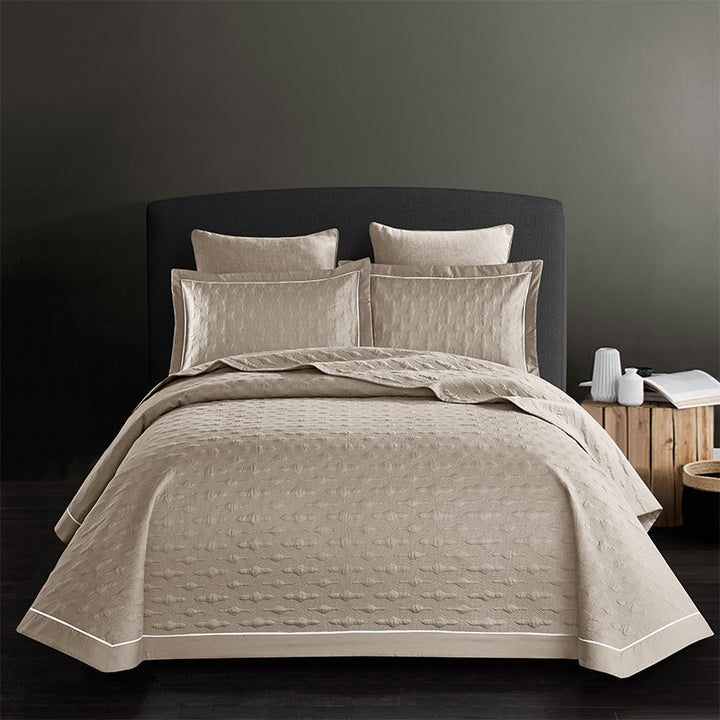 Twill cotton bed sheet.