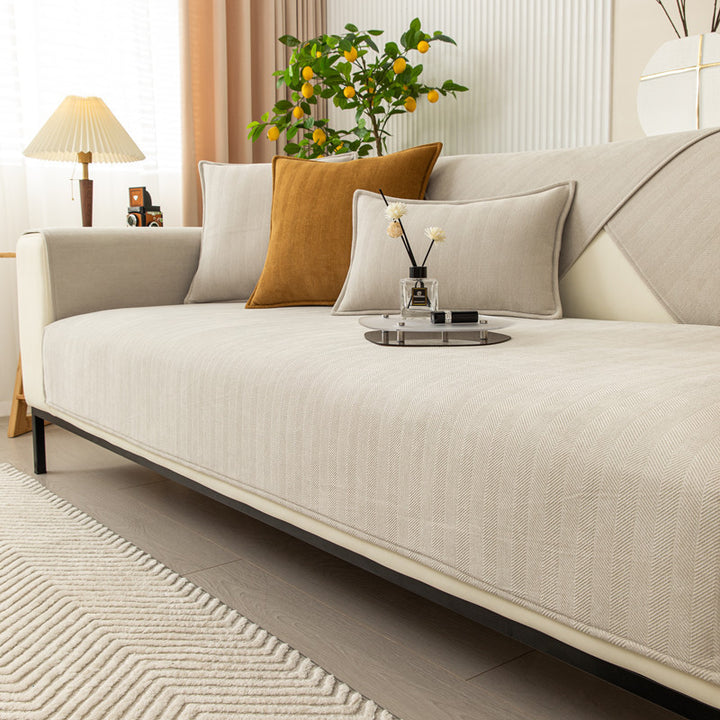 Now Simple Generation Thickened Sofa Cushion Cover Cloth Towel.