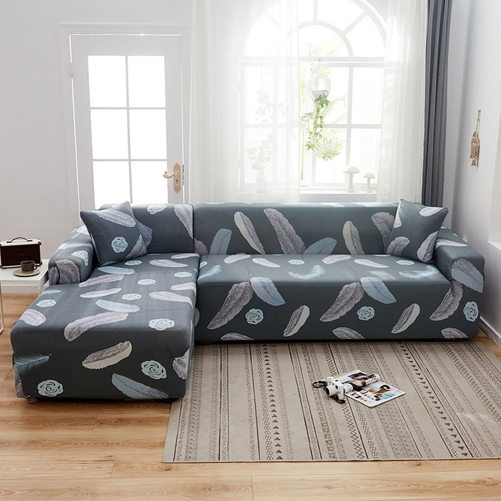 Home Fashion Stretch Print Modular Sofa Cover.