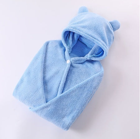 Asciugamano da bagno con cappuccio in cotone per la cura del bambino