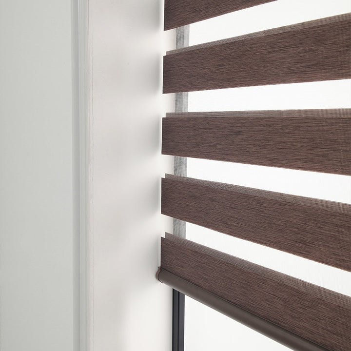 Soft Gauze Curtain Semi-Shading Rolling Curtain Roll-Up Curtain Electric Zebra Curtain.