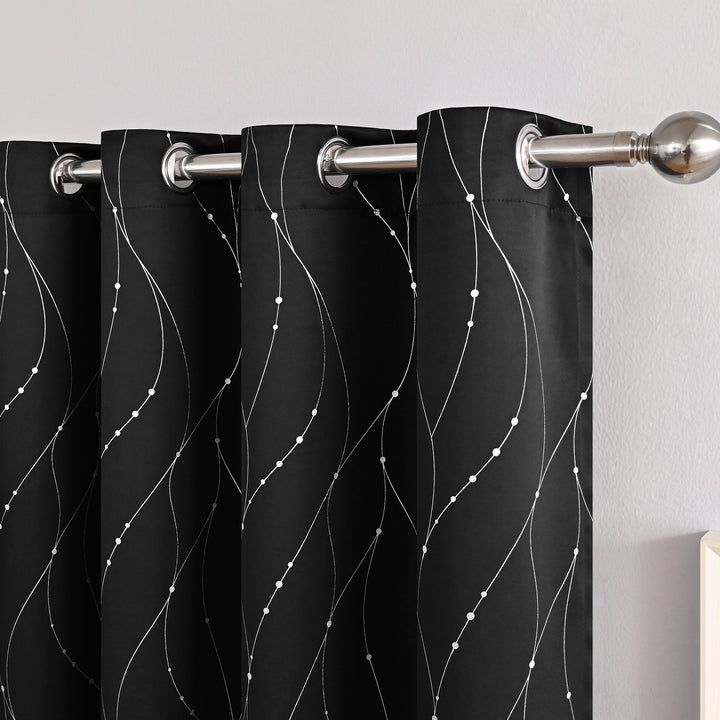 Modern Minimalist Furnishings Decorative Blackout Curtains.