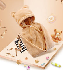 Asciugamano da bagno con cappuccio in cotone per la cura del bambino