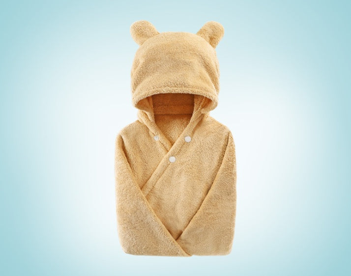 Asciugamano da bagno con cappuccio in cotone per la cura del bambino