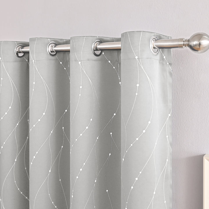 Modern Minimalist Furnishings Decorative Blackout Curtains.