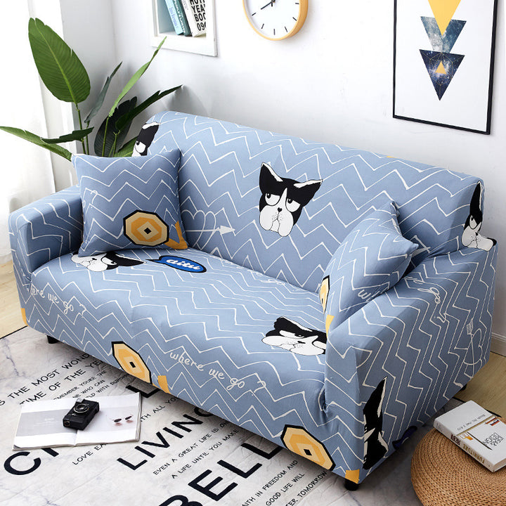 Cloth sofa cushion.