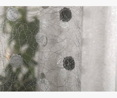 Simple blackout curtains.