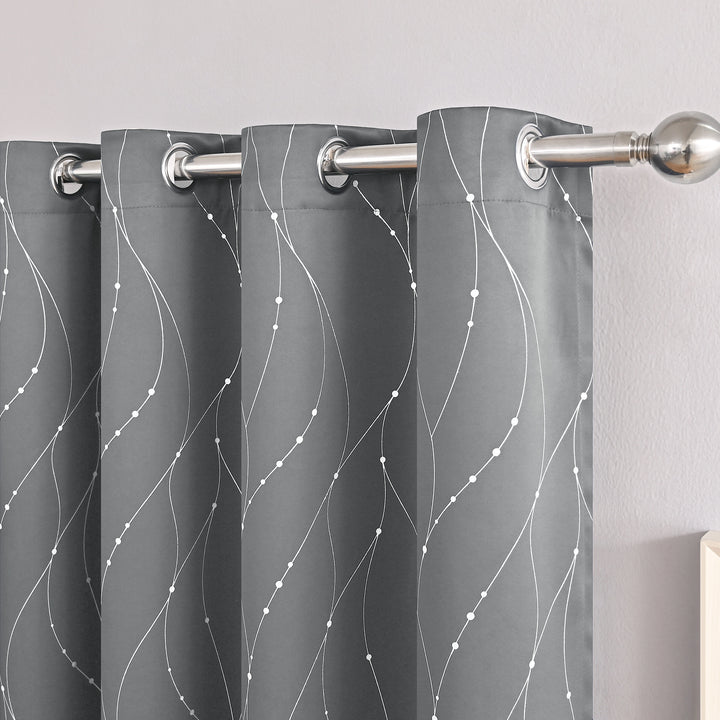 Modern Minimalist Furnishings Decorative Blackout Curtains.