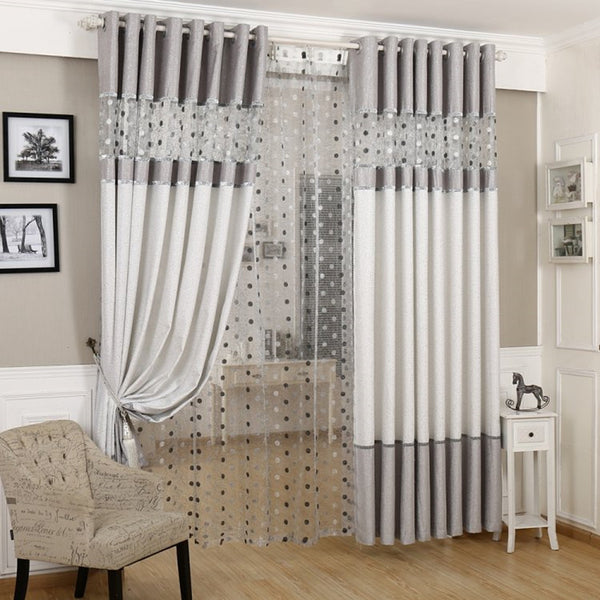 Simple blackout curtains.