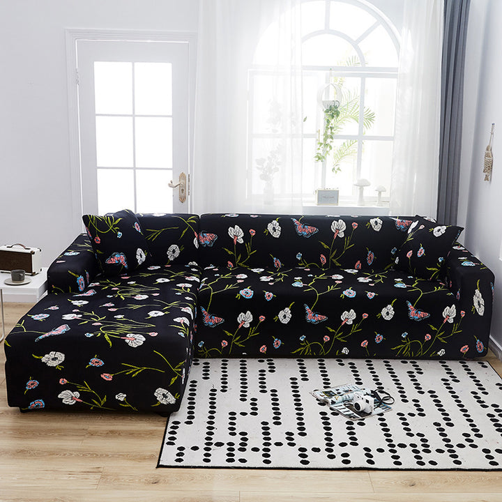 Home Fashion Stretch Print Modular Sofa Cover.