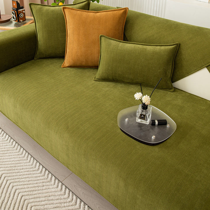 Now Simple Generation Thickened Sofa Cushion Cover Cloth Towel.