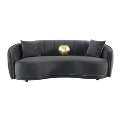 "3-Seater Miami Lowseat Sofa , featuring deep cushions, low-profile frame, and a minimalist aesthetic for small modern homes."