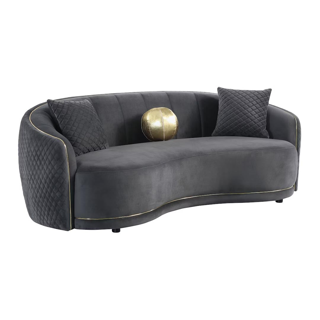 "3-seater sofa showcasing soft cushions and sleek lines"