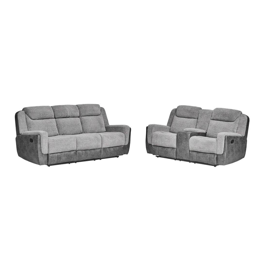 "Montana recliner sofa set placed in a dedicated home cinema room, ideal for immersive viewing experiences and relaxed seating."