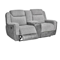 Montana 2-Seater Fabric Reclining Sofa with Cupholders
