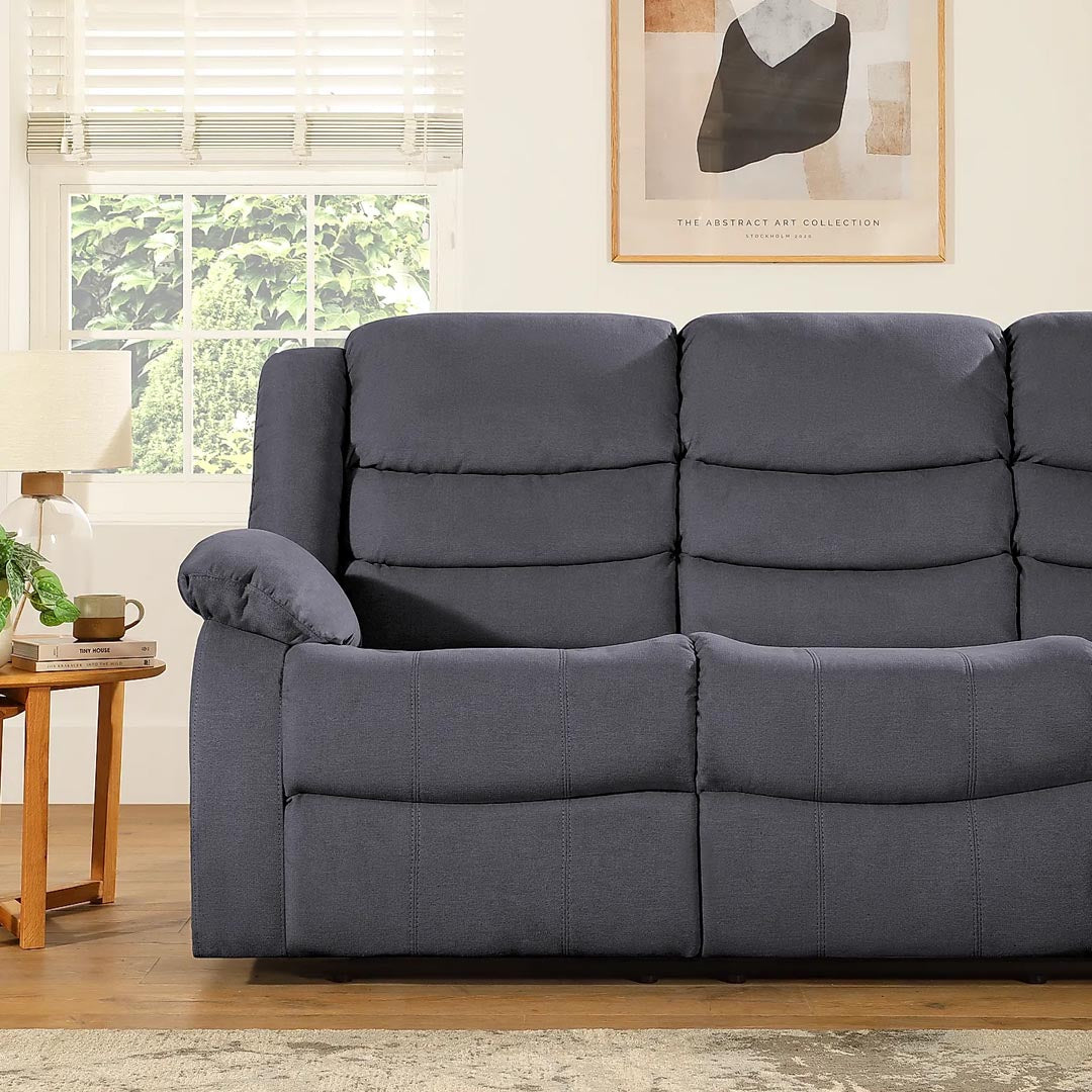 "Affordable 3 seater  sofa with premium fabric"