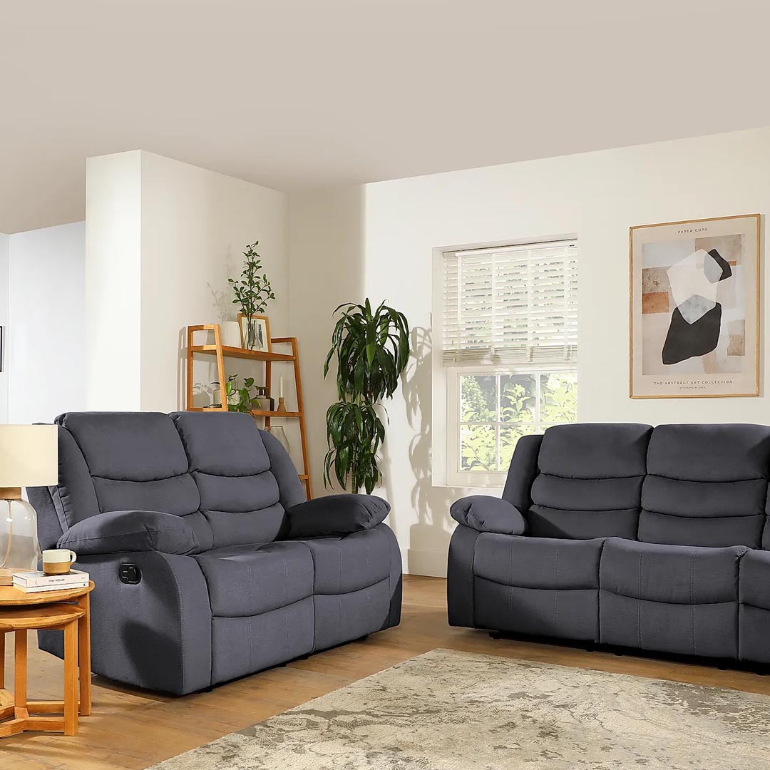"Affordable recliner sofa with manual mechanism"