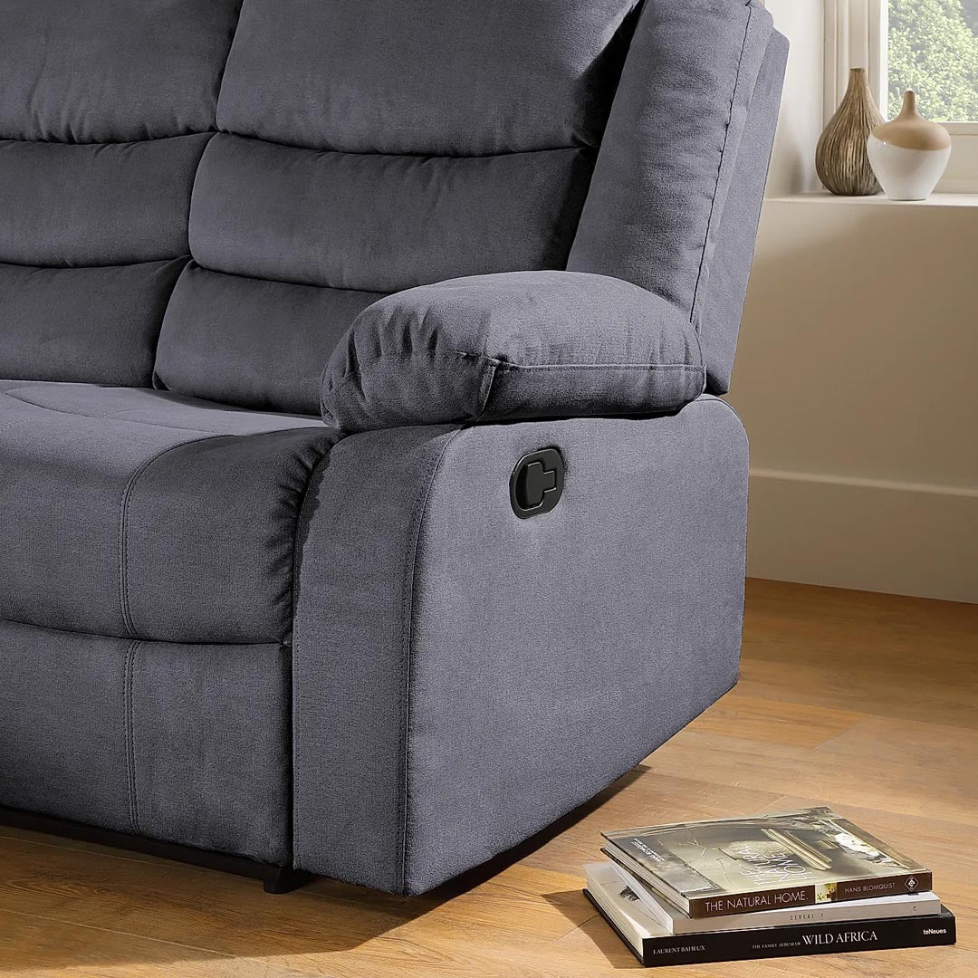 "Recliner Sofa with padded armrest"